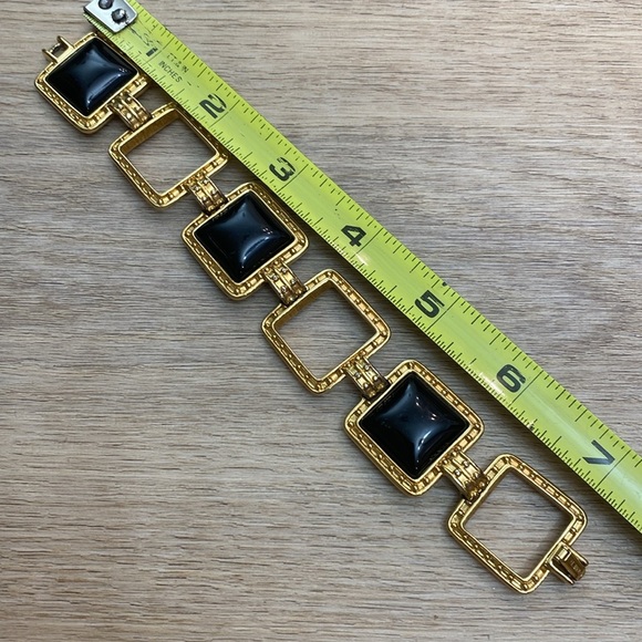 Vintage Monet Square Link Bracelet - Picture 7 of 7